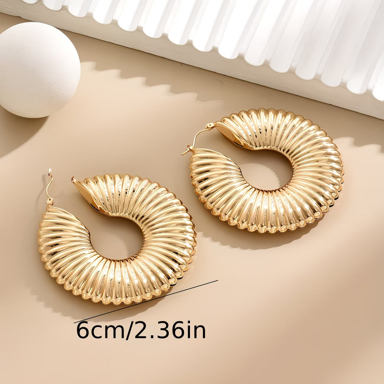 Boldly Lightweight Sunburst Earrings