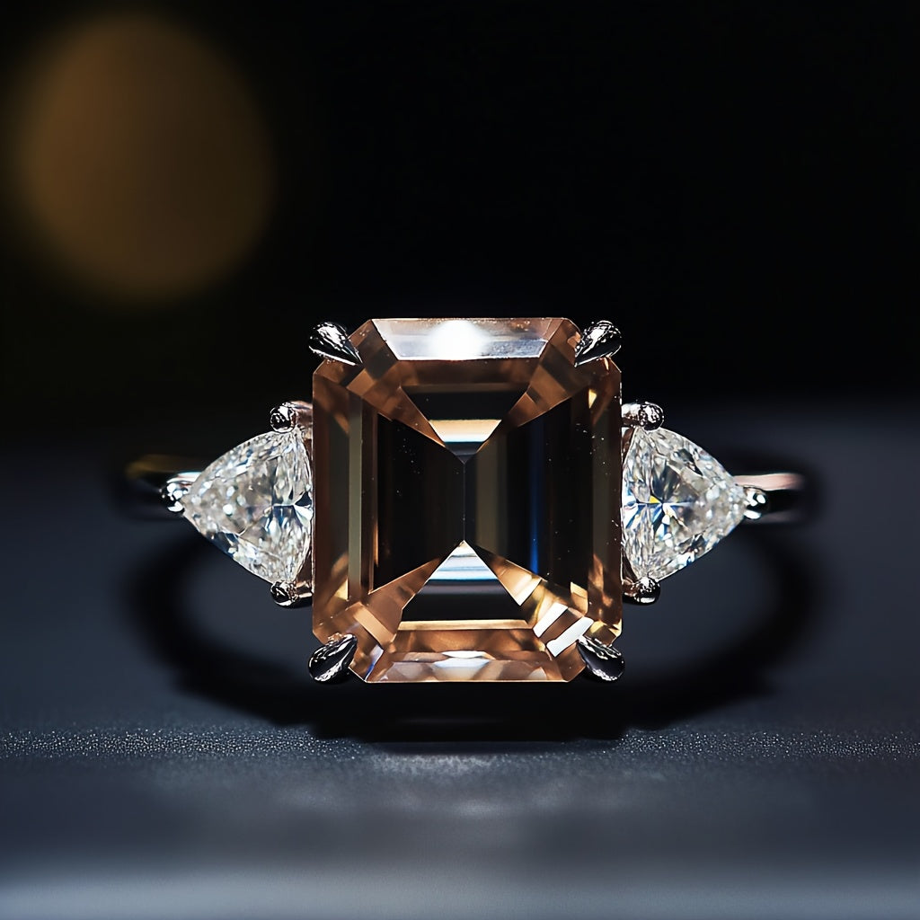 Elegant Silver Onyx Ring