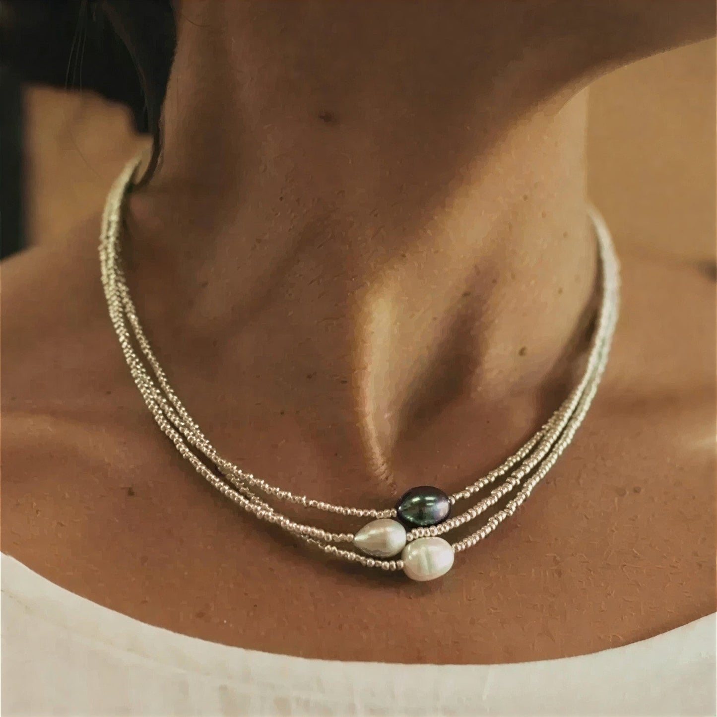 Baroque Pearl Multi-Strand Necklace