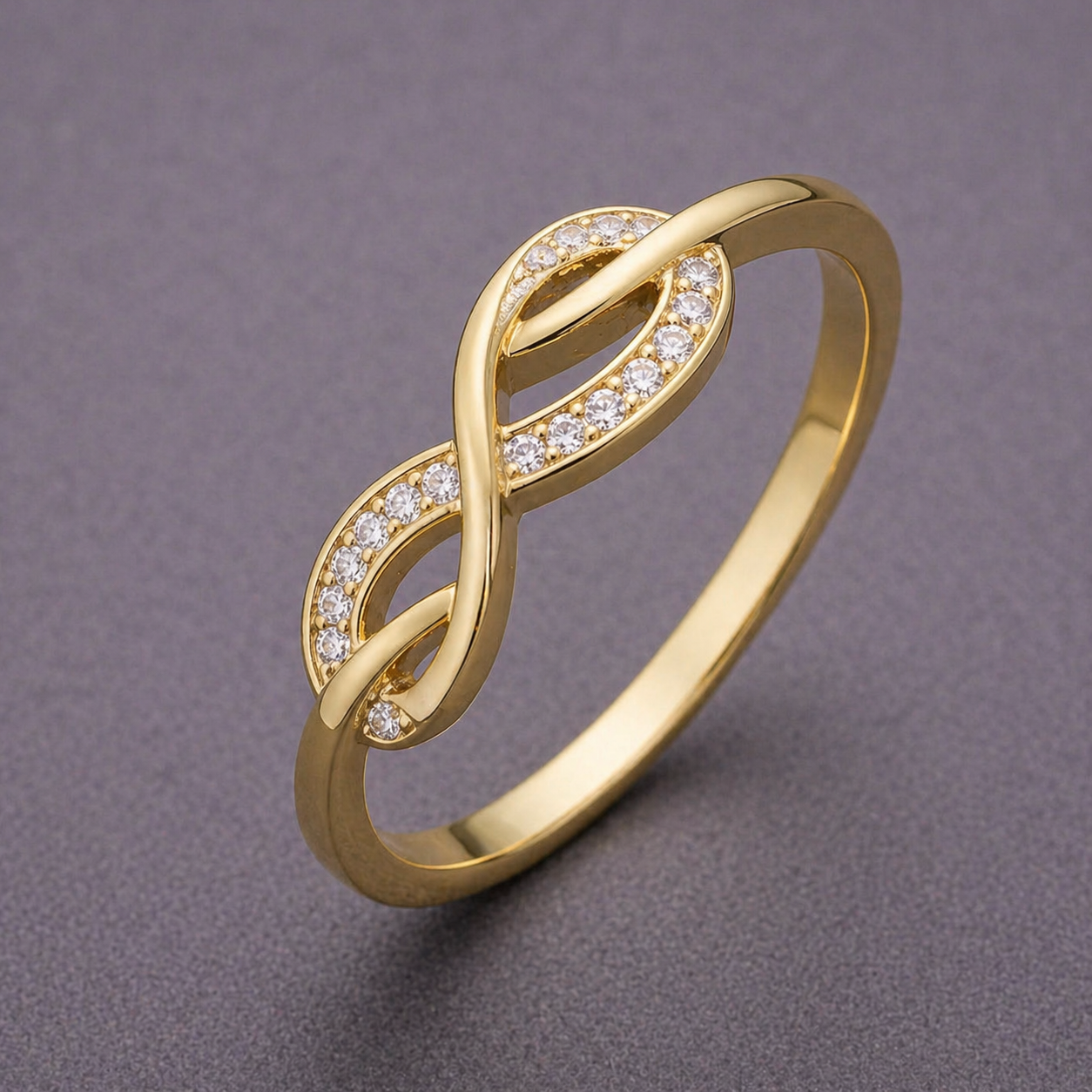 Elegant Gold Chain Ring