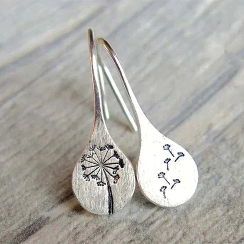 Timeless Silver Flower Earrings