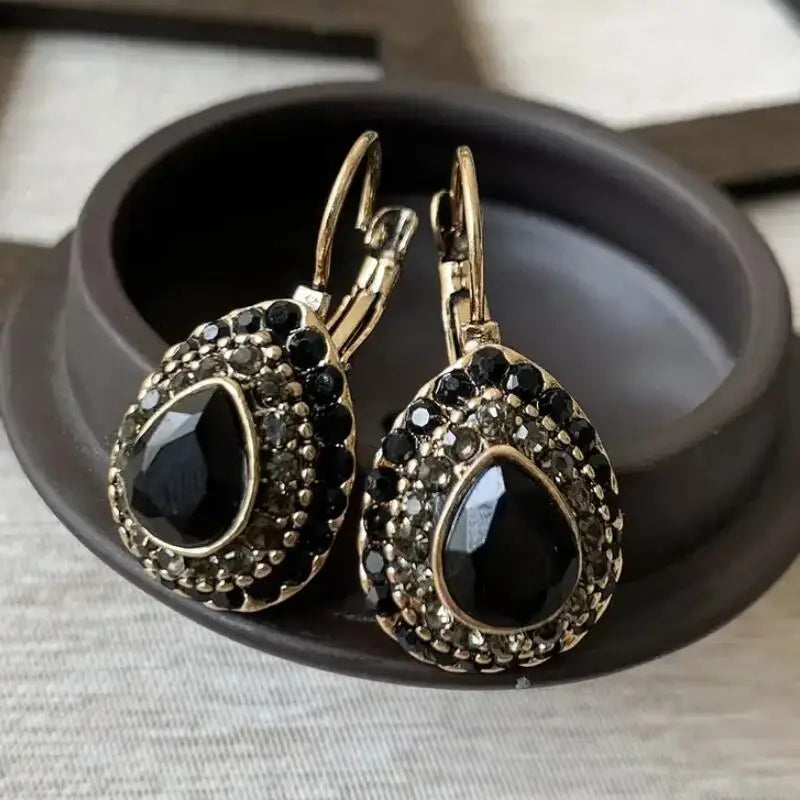 Elegant Vintage Crystal Earrings